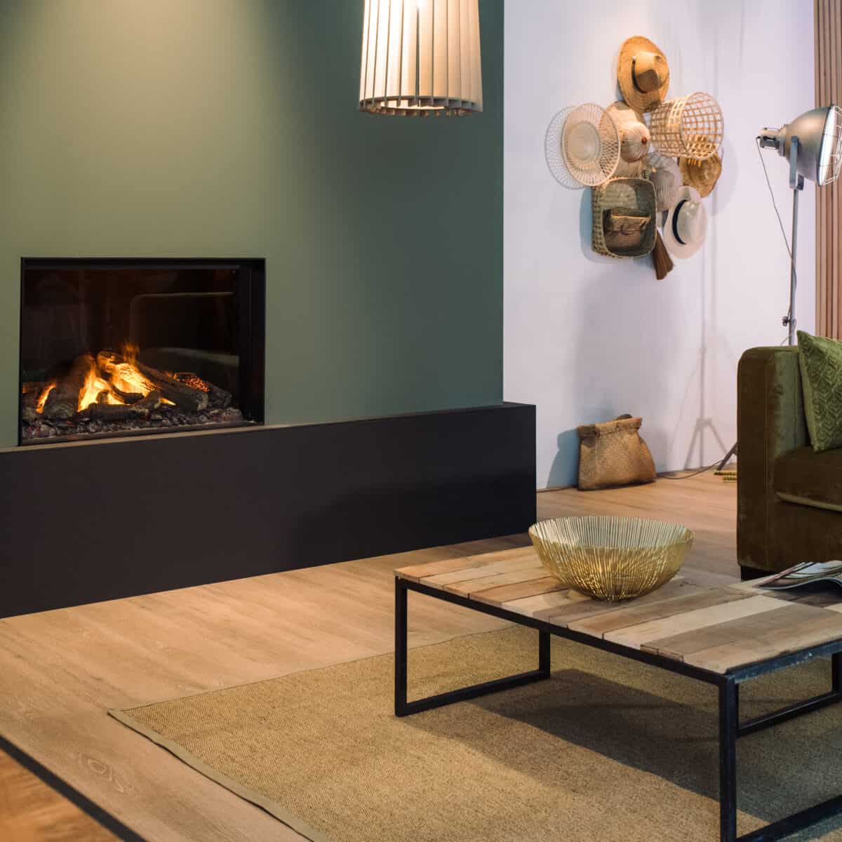 Ηλεκτρικό τζάκι ατμού ένθετο Faber e-Box 1000 - 450 ST 2000W 116x80cm