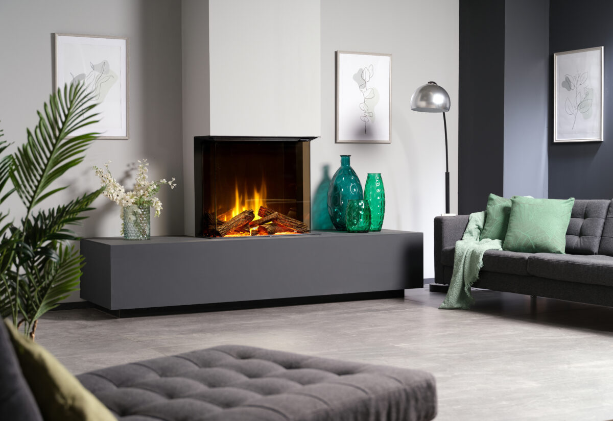 Ηλεκτρικό τζάκι ένθετο Dimplex Aspire 2000W 95x78cm - Image 8