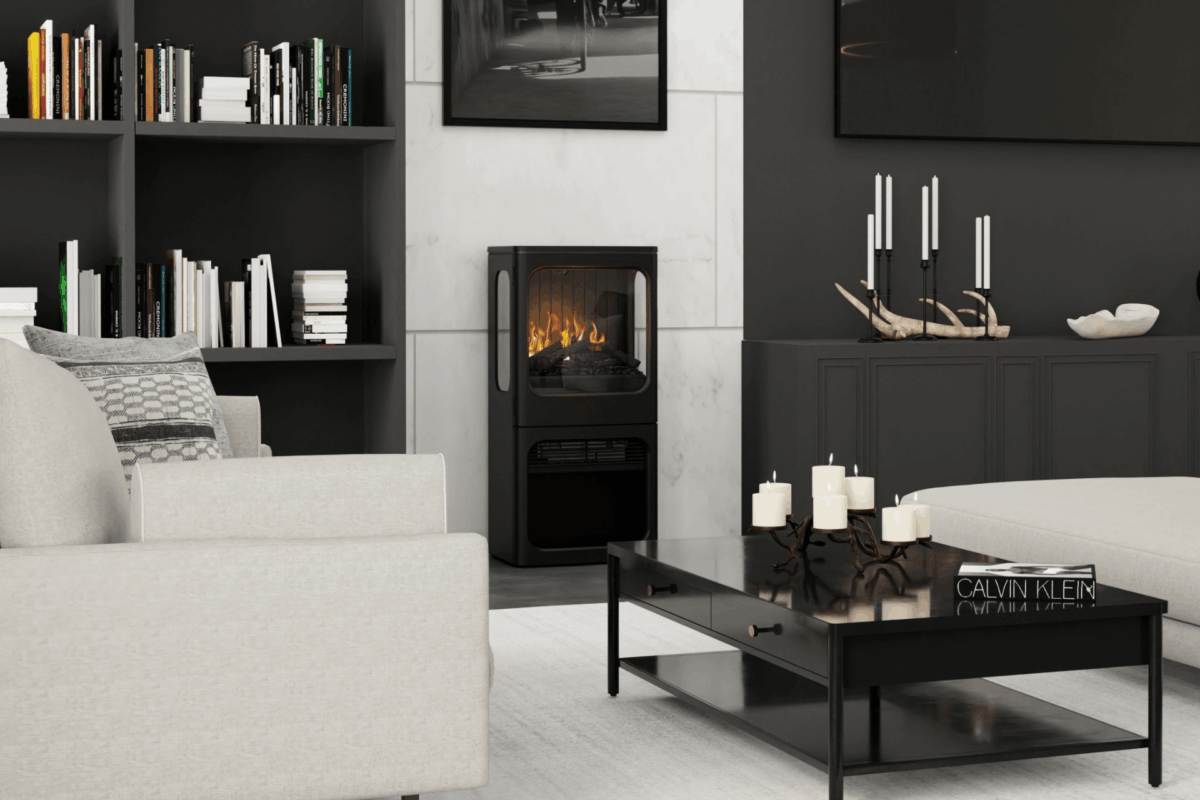 Ηλεκτρικό τζάκι δαπέδου ατμού Dimplex Mapleton 100 2000W 97x46cm - Image 4