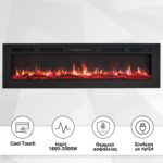Ηλεκτρικό τζάκι Richen Life 60 1800W 153 x 43,0cm - Image 5